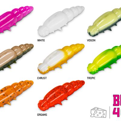 Delphin - BUGO Cheese műlárva / 15 db plasztik csali