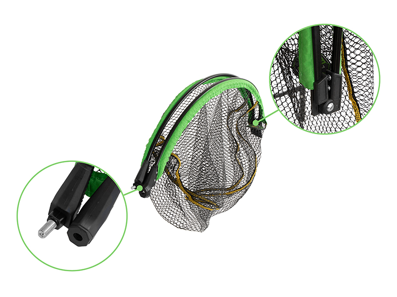 Delphin - Lebegő merítőhálófej REAXE FloateR FoldROUND - Image 6