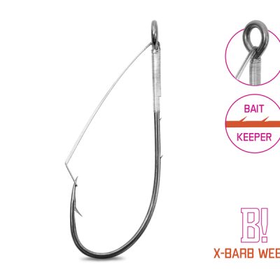 Delphin - B! X-BARB WEEDL bokorugró cheburashka horog / 8db