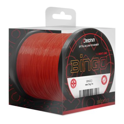 Delphin - Monofil  BINGO Matt / sötét vörös monofil főzsinór