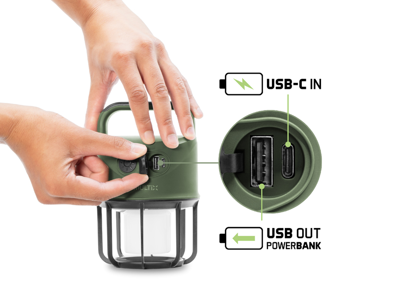 Delphin - Multix Kempinglámpa 3W/4400mAh - Image 2