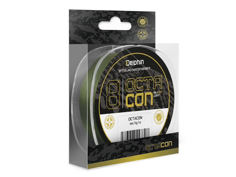 Delphin - OctaCON / zöld fonott főzsinór