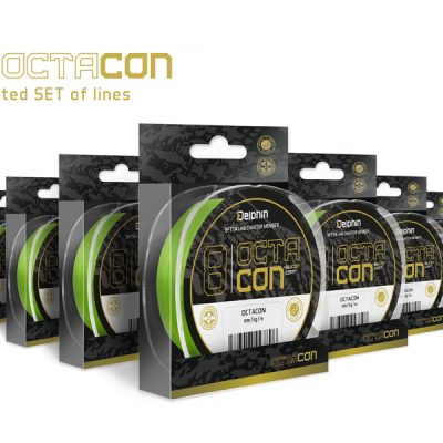 Delphin - OctaCON Line SET Limitált kiadás / fluo zöld fonott főzsinór