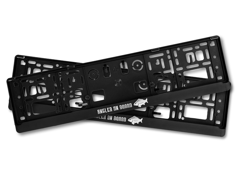 Delphin - ANGLER ON BOARD / 2 db 3D rendszámtábla tartó