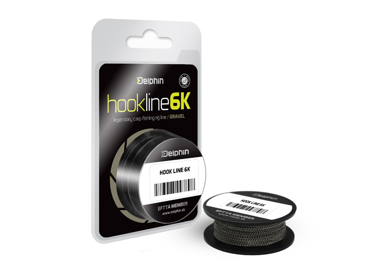 Delphin - HOOKLINE 6K gravel fonott előkezsinór