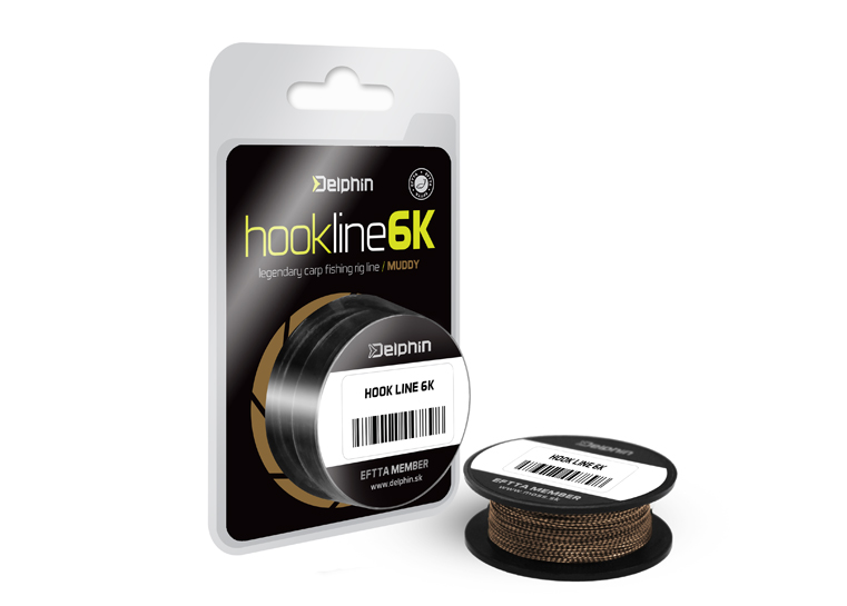 Delphin - HOOKLINE 6K muddy fonott előkezsinór