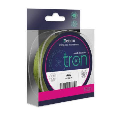 Delphin - TRON zöld fonott főzsinór