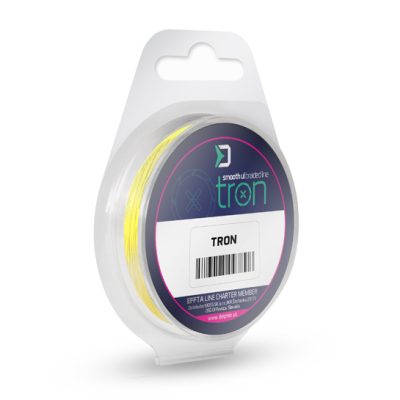 Delphin - TRON fluo sárga fonott előkezsinór