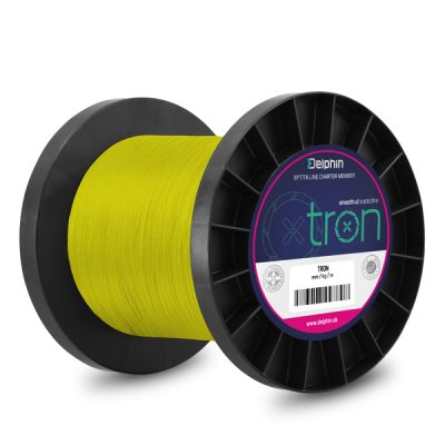Delphin - TRON fluo sárga fonott főzsinór