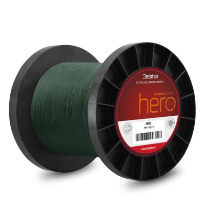 Delphin - HERO zöld fonott főzsinór