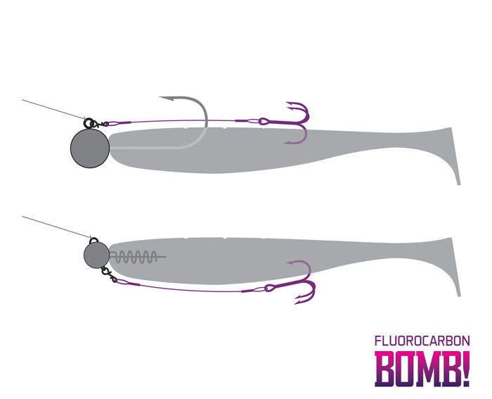 Delphin - BOMB! Twisto RIGS Fluorocarbon / 3db - Image 2