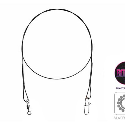 Delphin - Titán előke huzal BOMB! forgóval és kapoccsal