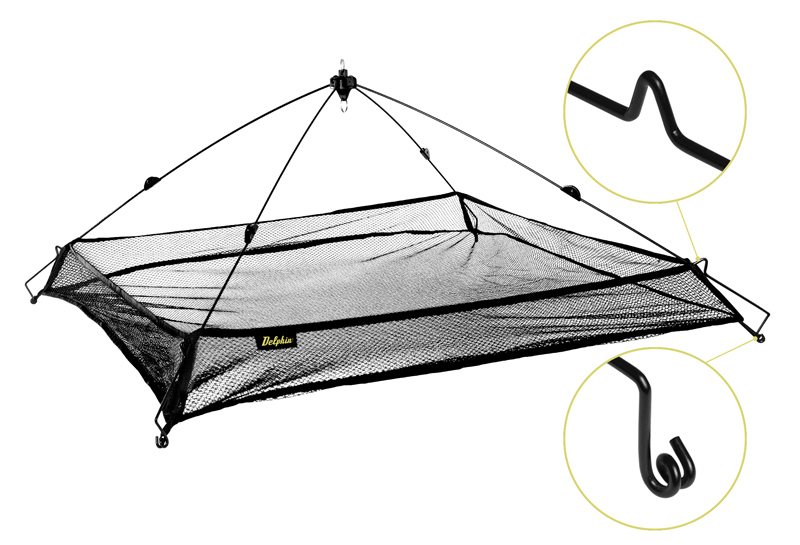 Delphin - Csalihálló PE hálóval és peremmel