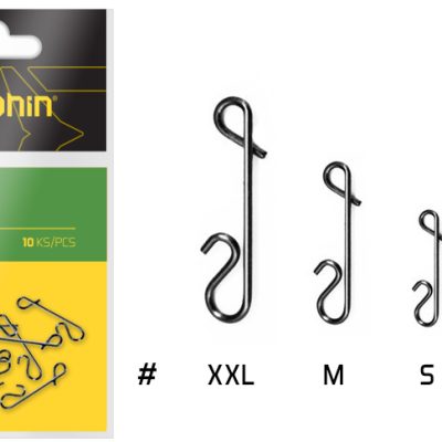 Delphin - Kapocs - csomómentes C-02/10db