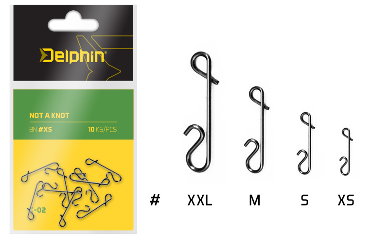 Delphin - Kapocs - csomómentes C-02/10db