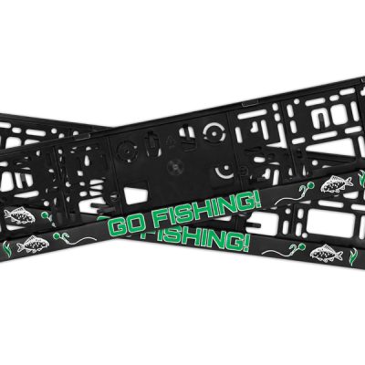 Delphin - Rendszámtábla tartó 3D GoFishing! / 2db