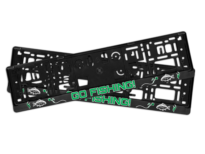 Delphin - Rendszámtábla tartó 3D GoFishing! / 2db