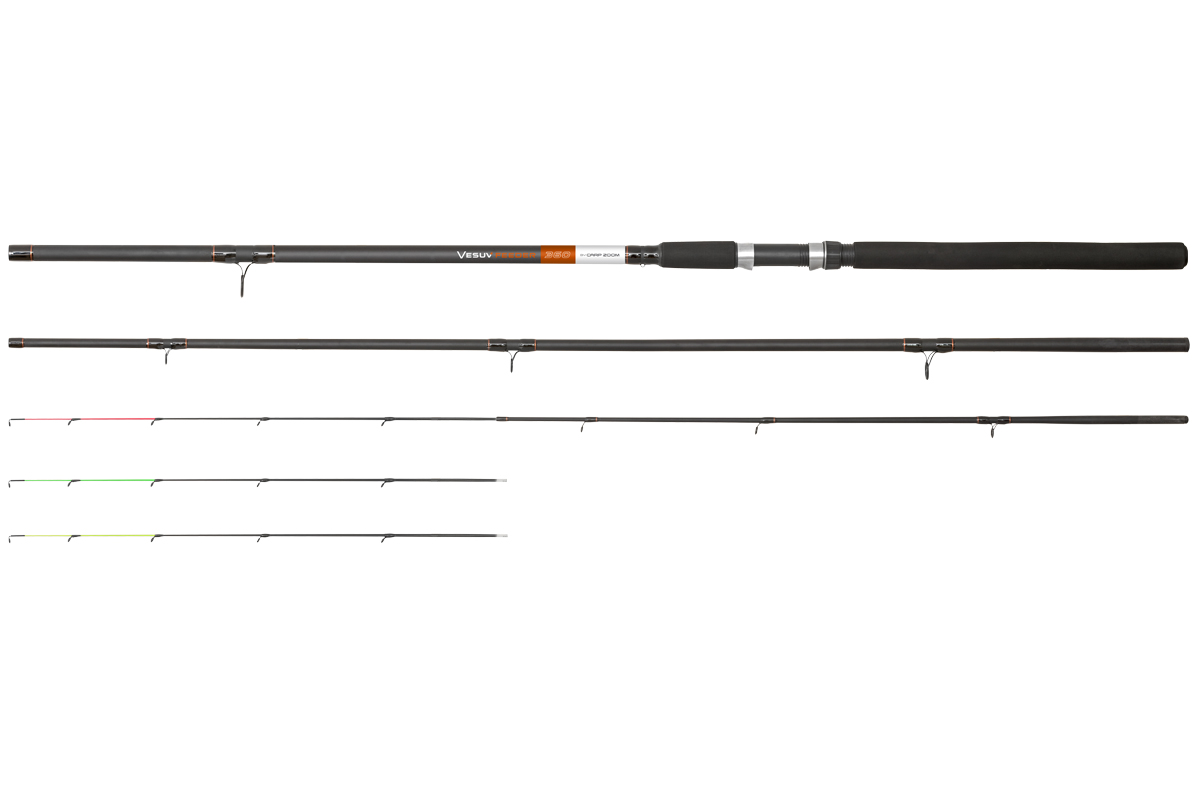 CZ Vesuv Feeder horgászbot, 390 cm, 70-140 g, 3+3 részes