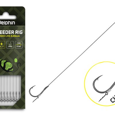 Delphin - Braided Sting Feeder Rig / 10db