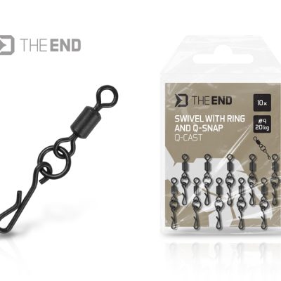 Delphin - TheEND Q-Cast karikával és gyorskapoccsal ellátott forgó / 10 db