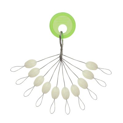 Catzoom Fluoreszkáló gumi stopper, 5x7 mm, 10 db