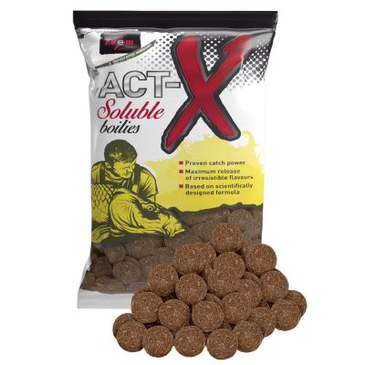 CZ Act-X Soluble oldódó bojli, 24 mm, vanília-tigrismogyoró, 800 g