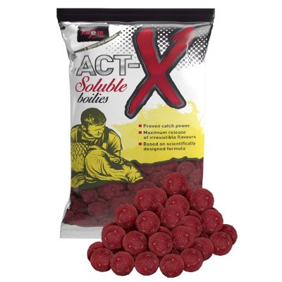CZ Act-X Soluble oldódó bojli, 24 mm, kolbász, 800 g