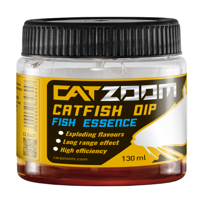 Catzoom Catfish Dip aromafolyadék, Hal esszencia, 130 ml