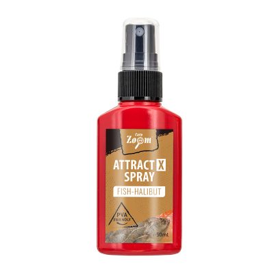 CZ AttractX aroma spray, halas, halibut, 50 ml