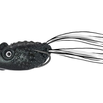 PZ Popper Frog békautánzat, 6 cm, 16 g, fekete