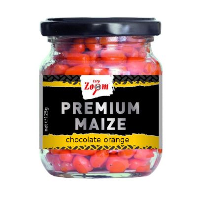 CZ Prémium horgászkukorica, csoki, narancs, 125 g, 220 ml