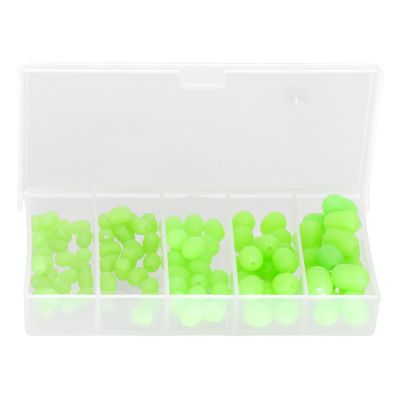 CZ Fluoreszkáló gumigyöngy készlet, 100 db
