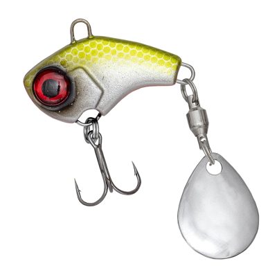 PZ Metal Viber műcsali, 2,8 cm, 10 g, fluo sárga, fehér