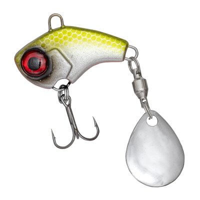 PZ Metal Viber műcsali, 3,1 cm, 15 g, fluo sárga, fehér