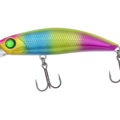PZ Curve Minnow wobbler, 6 cm, 7,1 g, kék, zöld, rózsaszín, süllyedő