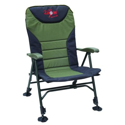 CZ Recliner Komfort horgászfotel, 56x46x42/98 cm, zöld