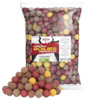 CZ Weekend Boilies Feeding Mix etető bojli, 20 mm, Vegyes íz, 5 kg
