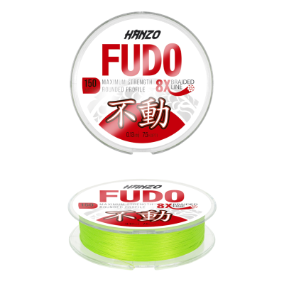 Hanzo Fudo fonott horgászzsinór, o 0,21 mm, 150 m, 13,60  kg